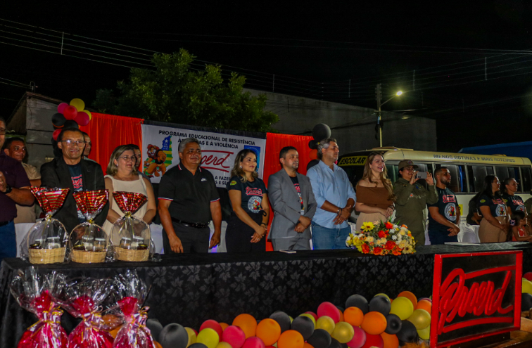 Formatura do PROERD em Vera Mendes
