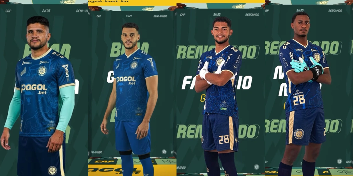 Goleiros anunciados pelo CAP