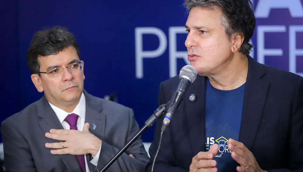 Governador Rafael Fonteles e ministro Camilo Santana