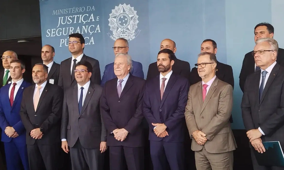 Governadores do Nordeste em reunião com o ministro da Justiça