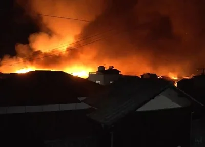 Incêndio no Japão