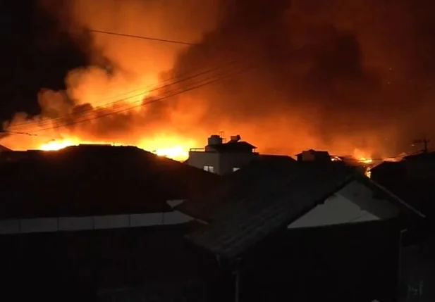 Incêndio no Japão
