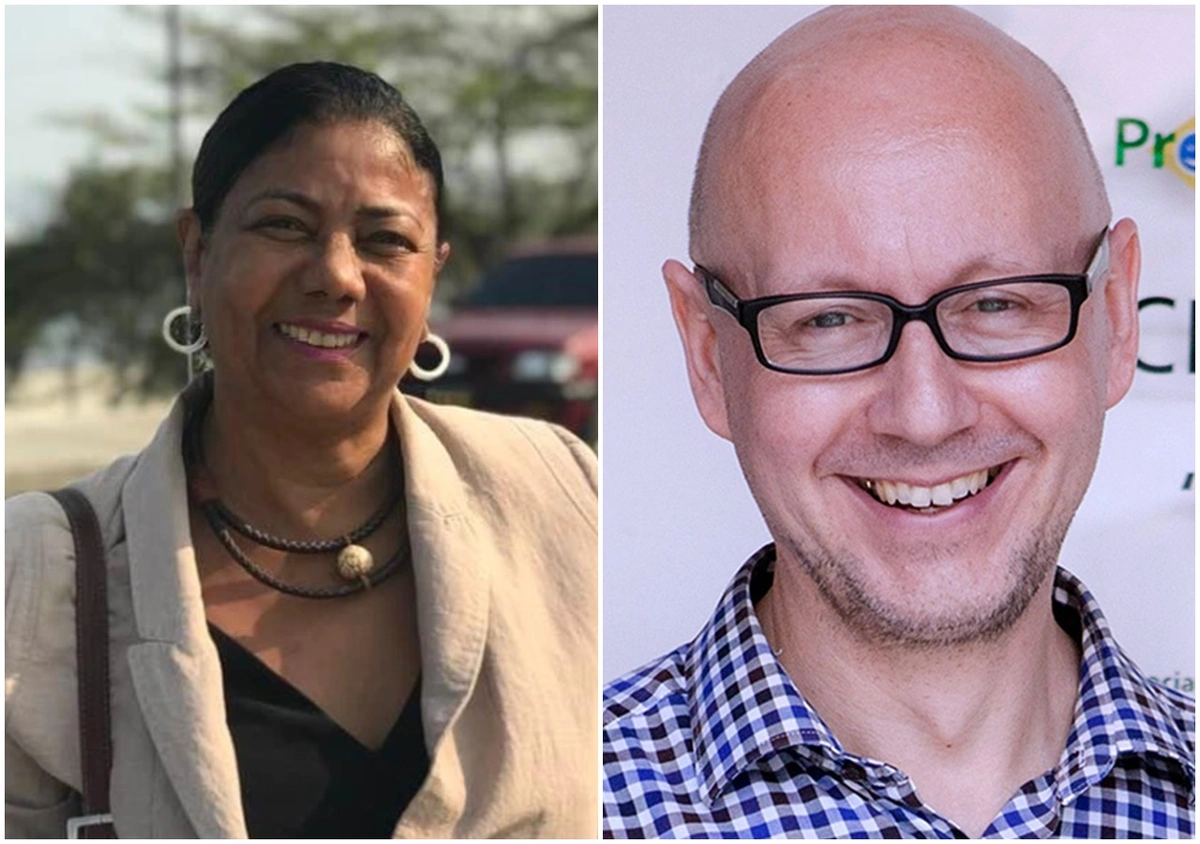 Juíza aposentada Loisima Barbosa Schiess e Uwe Felipe Weibrecht