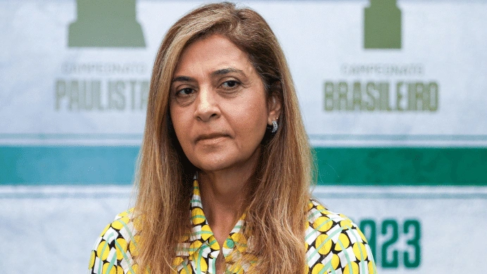 Leila Pereira, presidente do Palmeiras