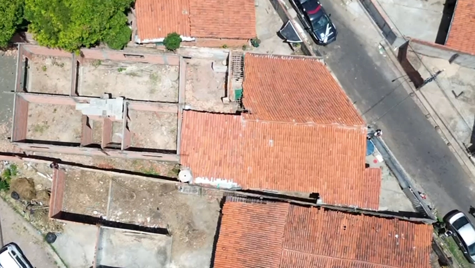 Local do cumprimento do mandado de busca contra o casal no bairro Mateuzinho
