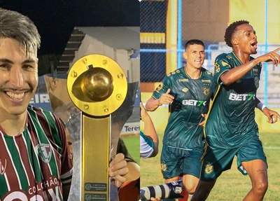 Lucão e Lucas Manga, reforços do Fluminense-PI