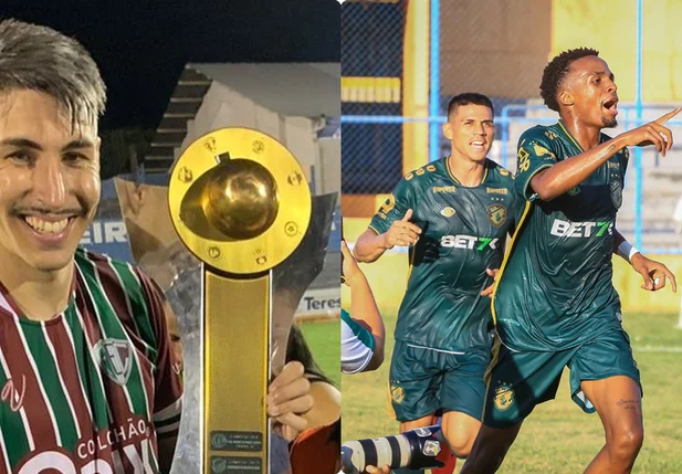 Lucão e Lucas Manga, reforços do Fluminense-PI