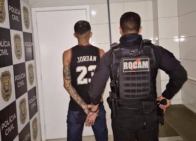 Lucas Mendes da Silva preso pela ROCAM
