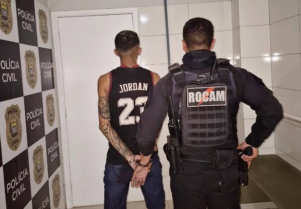 Lucas Mendes da Silva preso pela ROCAM