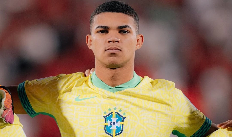 Luís Eduardo, zagueiro piauiense da Seleção Brasileira