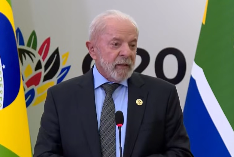 Lula alfineta Trump por faltar à cúpula do G20