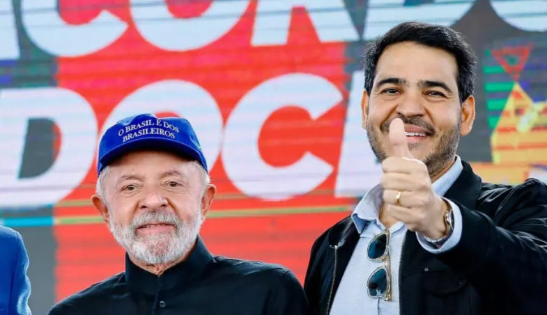 Lula e  Jorge Messias