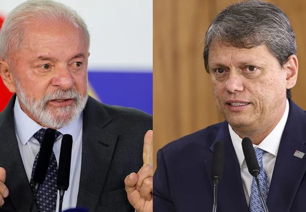 Lula e Tarcísio de Freitas