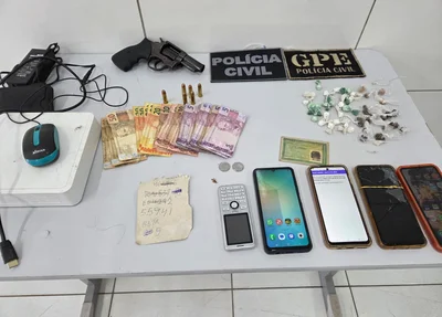 Material apreendido durante ação da Polícia Civil do Maranhão