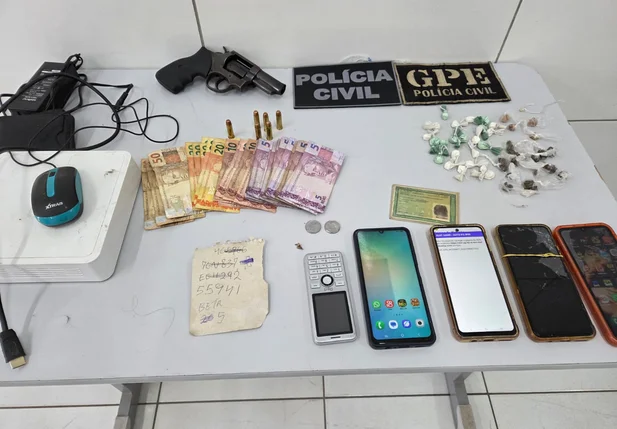 Material apreendido durante ação da Polícia Civil do Maranhão
