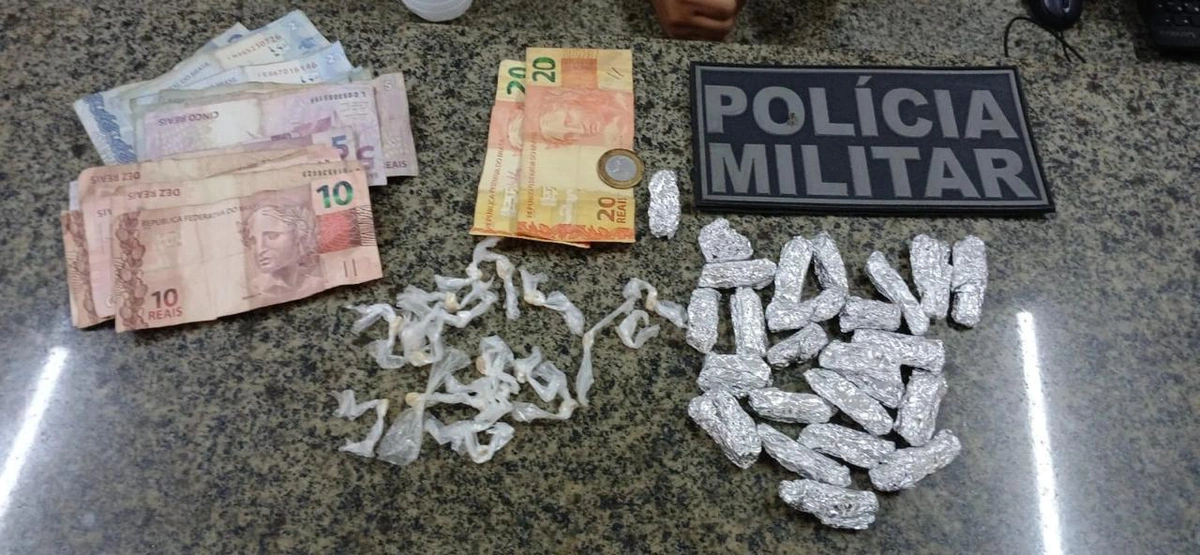 Material apreendido pela PM em Parnaíba