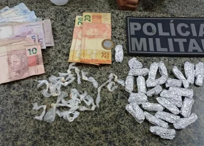 Material apreendido pela PM em Parnaíba