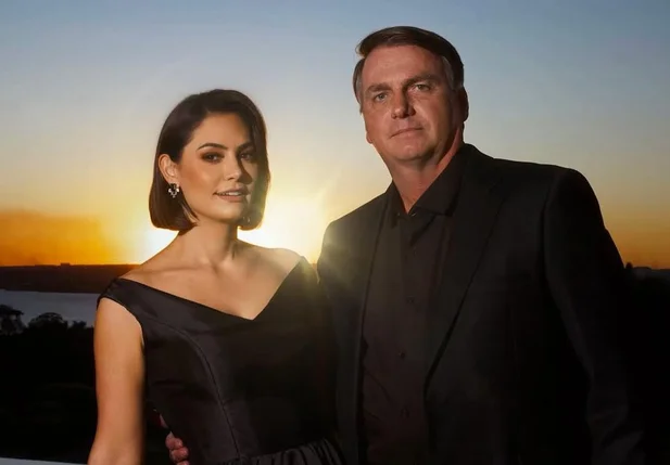 Michelle Bolsonaro e Jair Bolsonaro