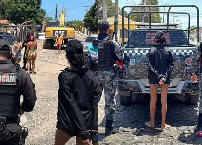 Momento da prisão