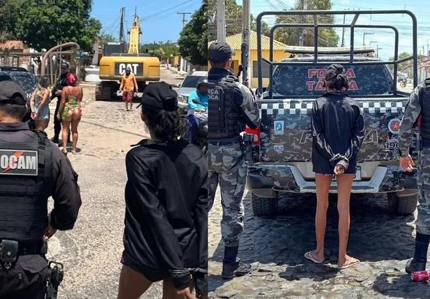 Momento da prisão