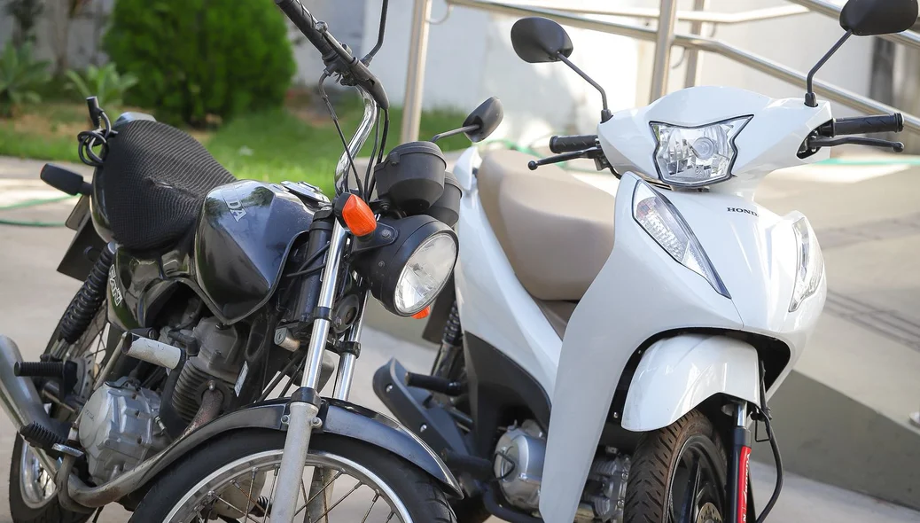 Motos apreendidas