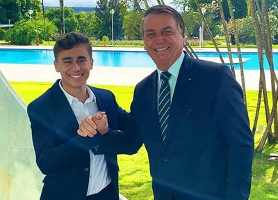 Nikolas Ferreira e Jair Bolsonaro