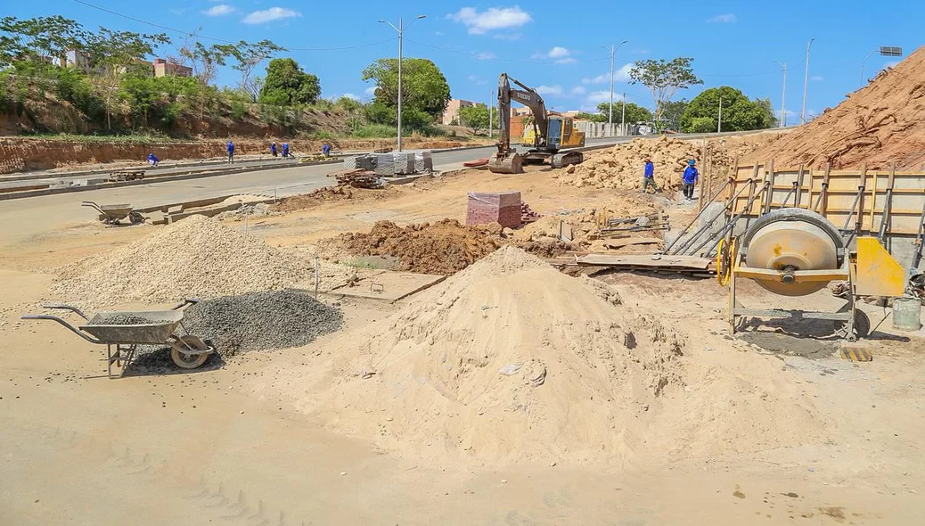 Obras da Via Sul