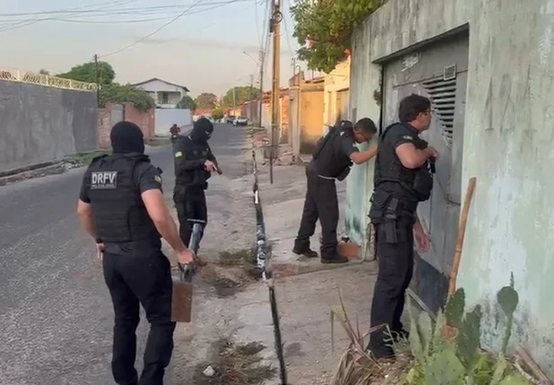 Operação Polivalente deflagrada em Teresina e em cidades do Maranhão