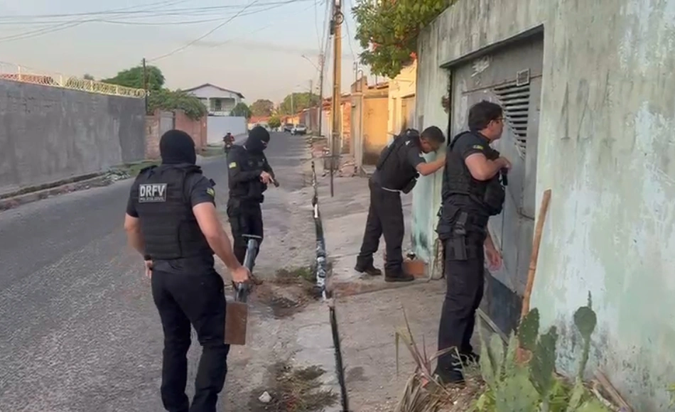 Operação Polivalente deflagrada em Teresina e em cidades do Maranhão