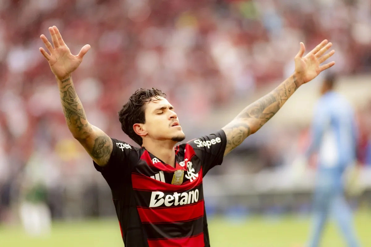 Pedro, atacante do Flamengo