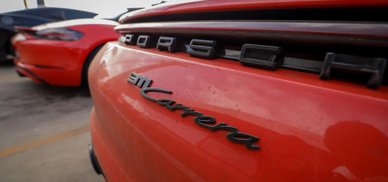 Porsche utilizado em racha