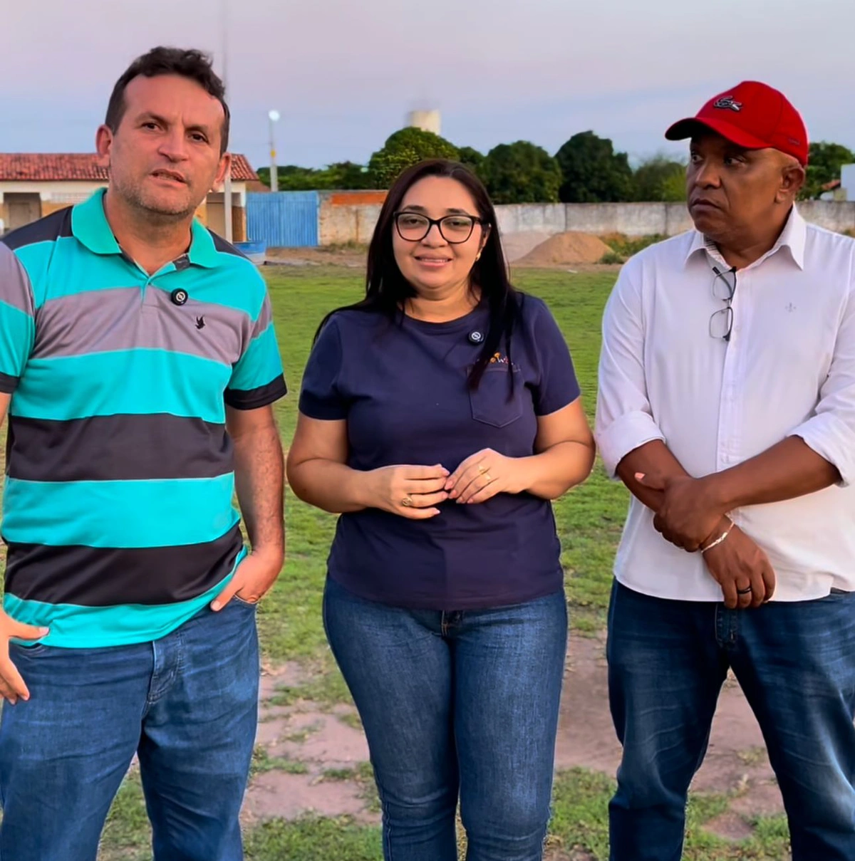 Prefeita Gerlane Cabral anuncia reforma do Estádio João Lima em São Gonçalo do Piauí