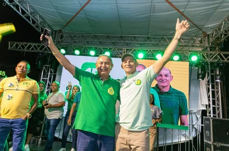 Prefeito Dr. Erimar e vice-prefeito Francisco Coutinho
