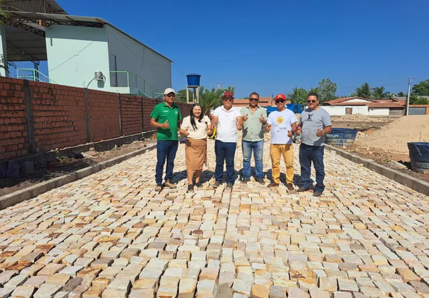 Prefeitura de São João do Arraial constrói mais de 1.500 m² de calçamento