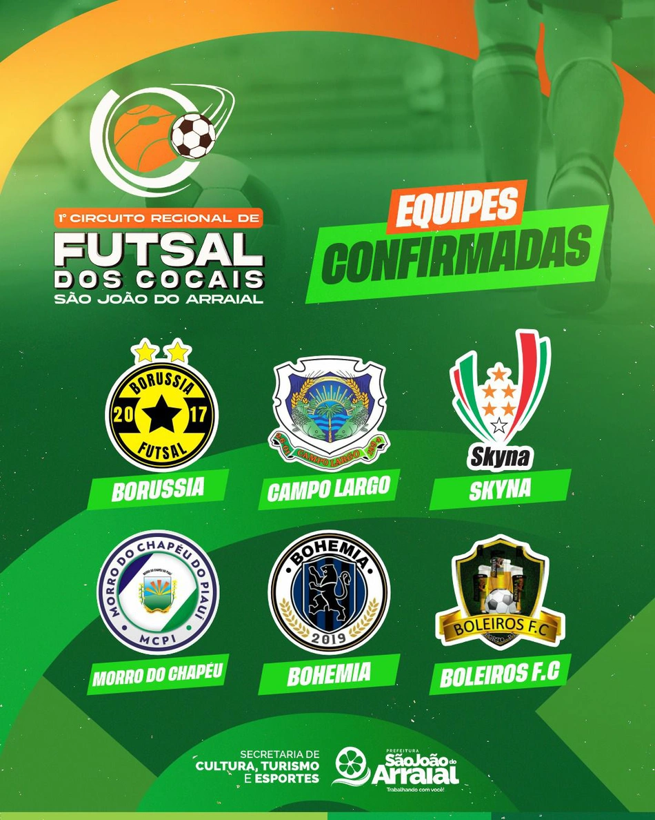 Primeiro Circuito Regional de Futsal dos Cocais em São João do Arraial