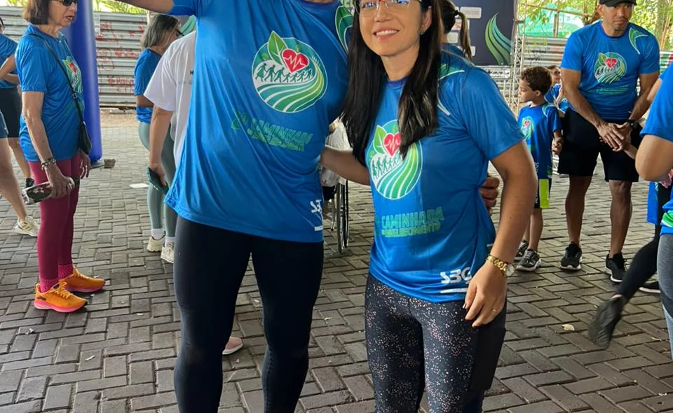 Professor Demóstenes e Dra. Josiane Teixeira