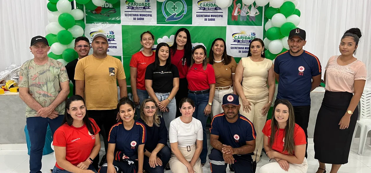 Profissionais do Samu e estudantes participam de treinamento em primeiros socorros