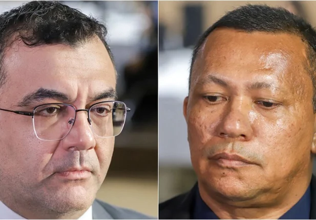 Promotor Plínio Fontes e advogado Francisco Medeiros