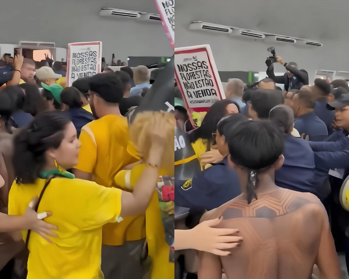 Protesto na COP30