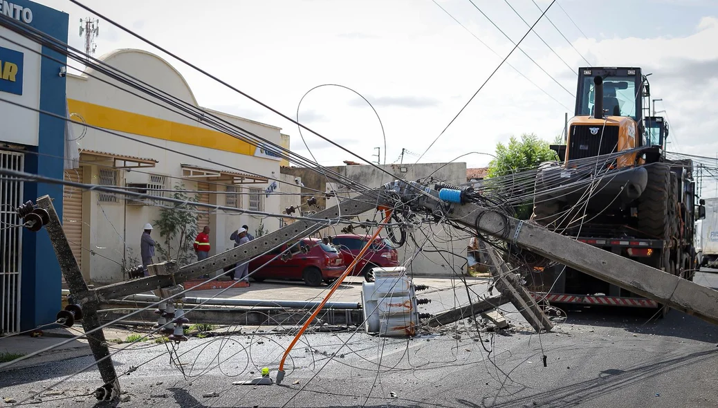 Região do bairro Pio XII ficou sem energia
