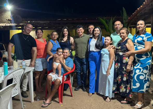 Rubens Vieira participa de confraternização em Hugo Napoleão