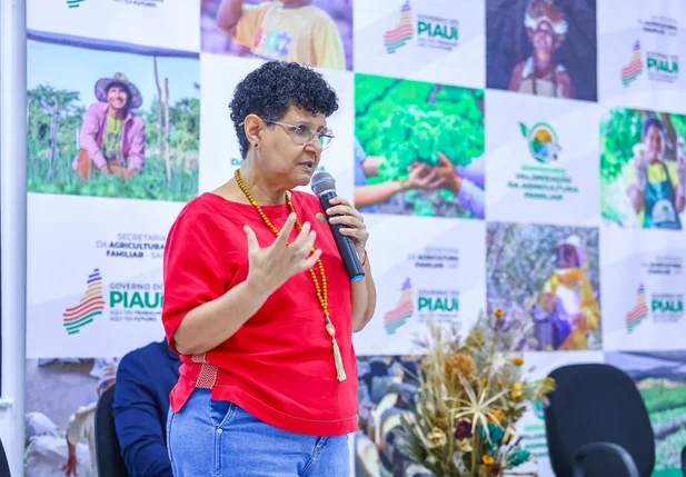 Secretária da Agricultura Familiar, Rejane Tavares