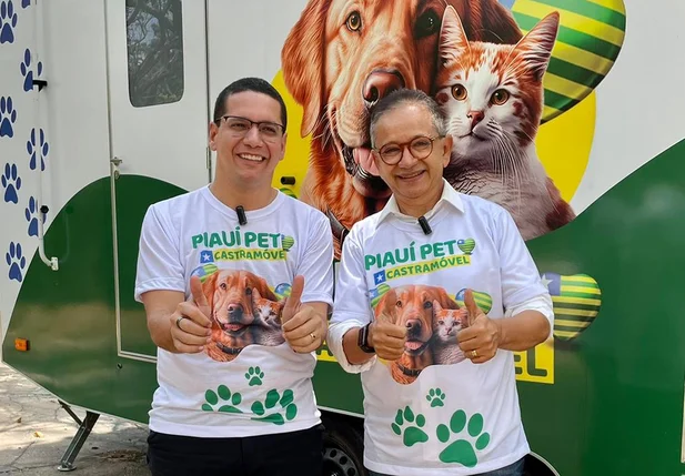 Secretário Daniel Carvalho e deputado estadual Dr. Hélio