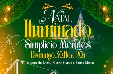 Simplício Mendes acende sua iluminação de Natal neste domingo