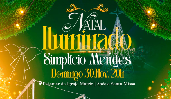 Simplício Mendes acende sua iluminação de Natal neste domingo
