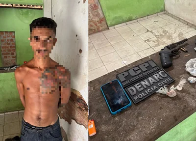 Suspeito foragido do sistema prisional e drogas encontradas com ele