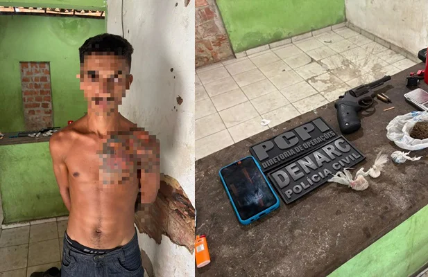 Suspeito foragido do sistema prisional e drogas encontradas com ele