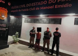 Suspeito preso