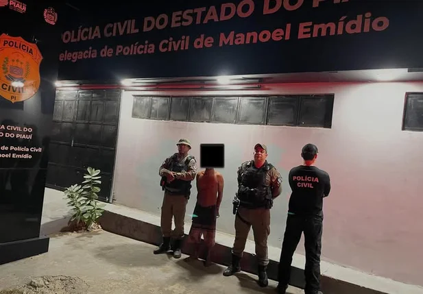 Suspeito preso