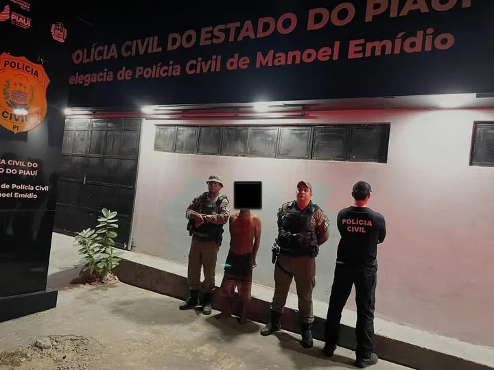 Suspeito preso